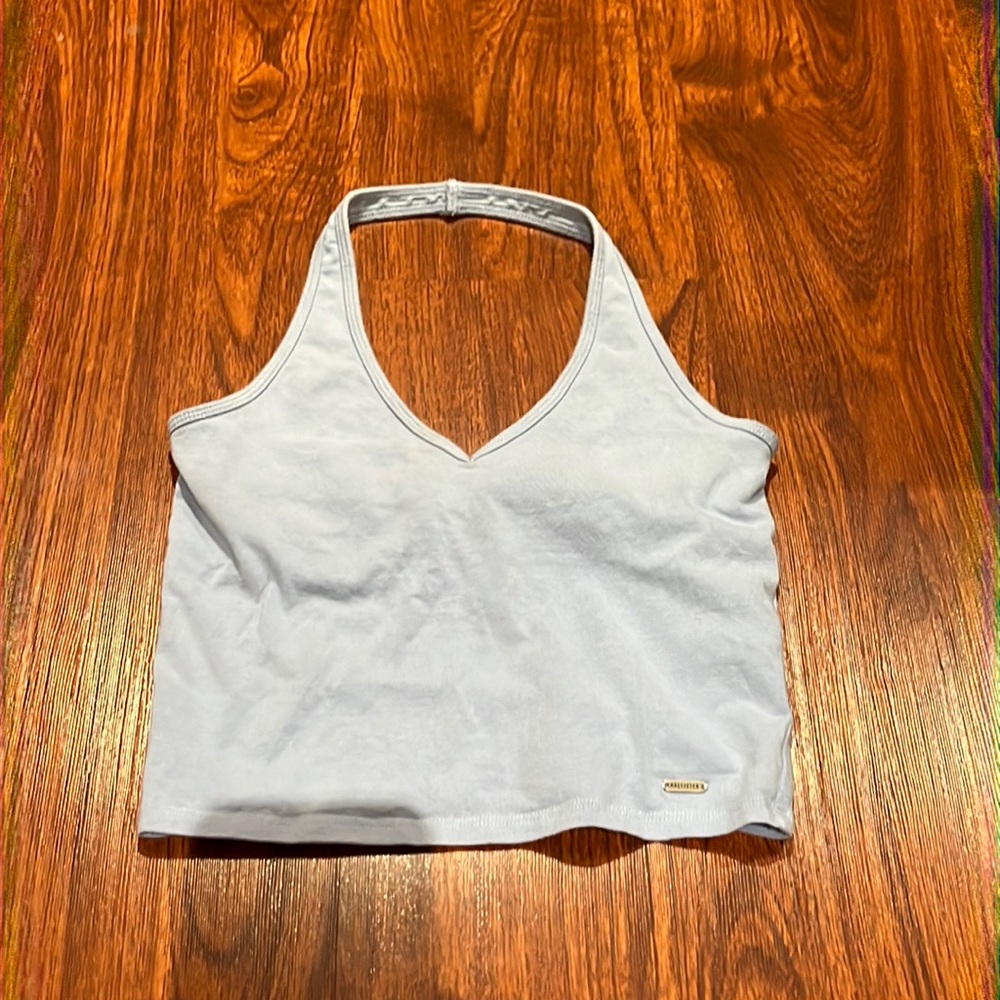 Hollister Blue Halter top